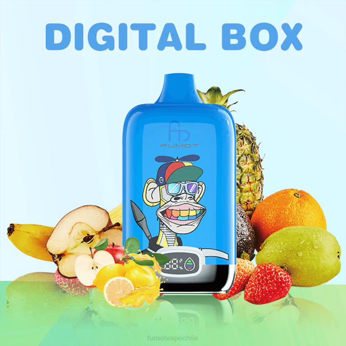 Fumot Digital Box 12000 cápsulas de vapeo desechables - 20 ml (1 pieza) 408J110 | Fumot Vape Flavors explosión de manzana y baya