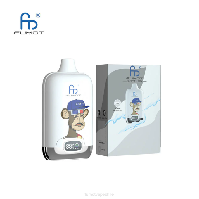 Fumot Digital Box 12000 cápsulas de vapeo desechables - 20 ml (1 pieza) 408J112 | Fumot Precio hielo de plátano