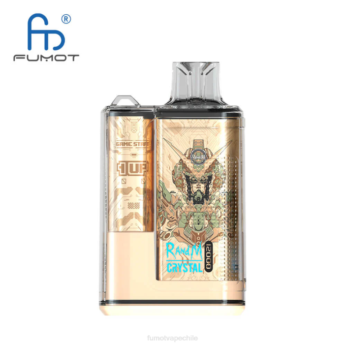 Fumot Crystal 1 pieza - 12000 caja de vapeo desechable 20ml 408J265 | Fumot Cigarette hielo de fruta del dragón