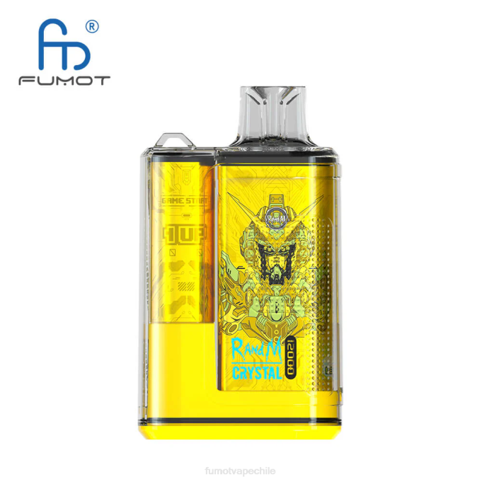 Fumot Crystal 1 pieza - 12000 caja de vapeo desechable 20ml 408J265 | Fumot Cigarette hielo de fruta del dragón