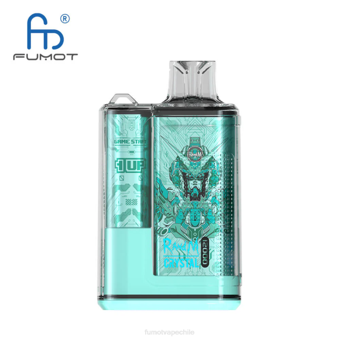 Fumot Crystal 1 pieza - 12000 caja de vapeo desechable 20ml 408J267 | Fumot Tech fusión frutal