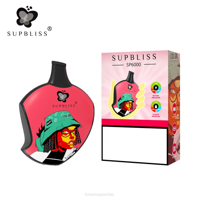 Fumot Supbliss cápsula de vapeo desechable sp6000 - 12 ml (1 pieza) 408J453 | Fumot Vape Precio frambuesa arándano