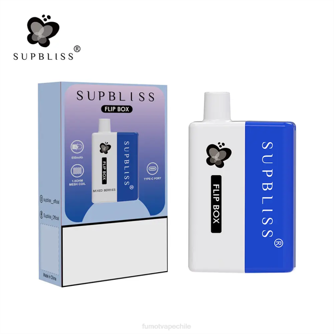 Fumot Supbliss Flip kit de vapeo reemplazable box 6000 - 10ml (1 pieza) 408J331 | Fumot Vape Chile hielo negro