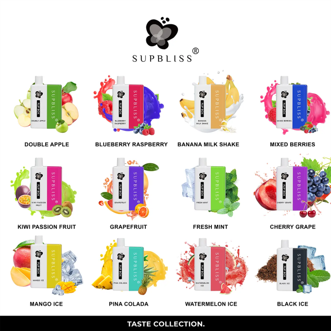 Fumot Supbliss Flip kit de vapeo reemplazable box 6000 - 10ml (1 pieza) 408J331 | Fumot Vape Chile hielo negro