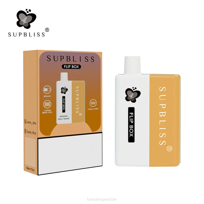 Fumot Supbliss Flip kit de vapeo reemplazable box 6000 - 10ml (1 pieza) 408J331 | Fumot Vape Chile hielo negro