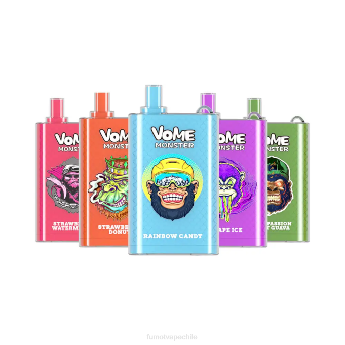 Fumot Vome Monster Dispositivo de vapeo desechable 10000 - 20 ml (1 pieza) 408J429 | Fumot Flavors hielo de uva