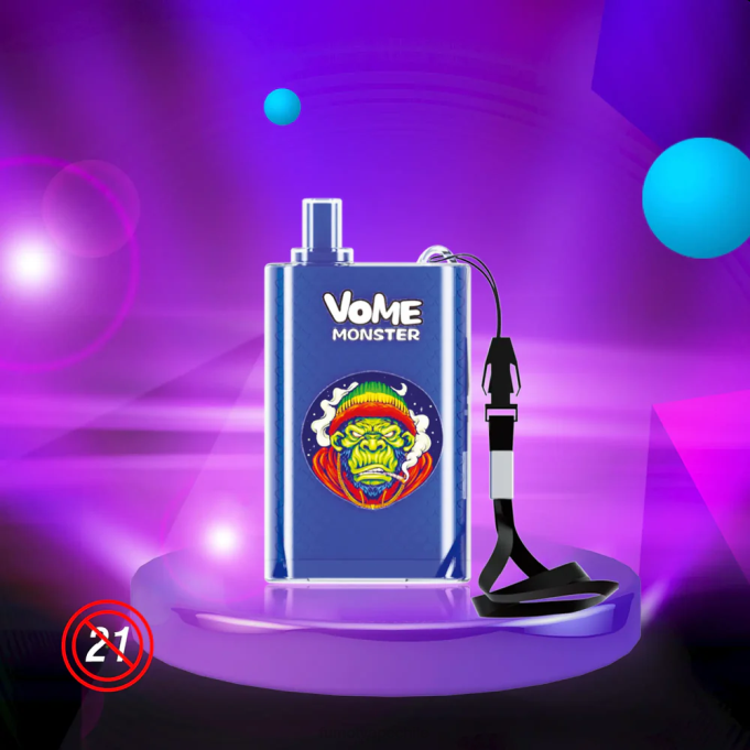 Fumot Vome Monster Dispositivo de vapeo desechable 10000 - 20 ml (1 pieza) 408J429 | Fumot Flavors hielo de uva