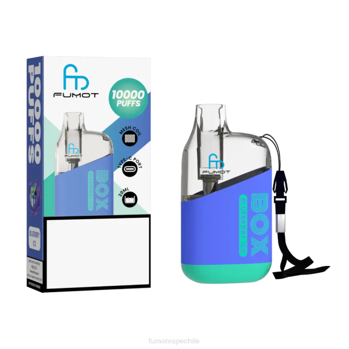 Fumot Tornado caja 10000 vape pod desechable - 20ml (1 pieza) 408J343 | Fumot Vape Precio menta fresca