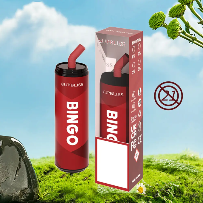 Fumot Supbliss Bingo 9000 bolígrafo vapeador desechable (1 pieza) - 18 ml 408J465 | Fumot Cigarette frambuesa arándano