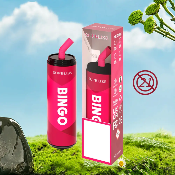 Fumot Supbliss Bingo 9000 bolígrafo vapeador desechable (1 pieza) - 18 ml 408J467 | Fumot Tech menta fresca