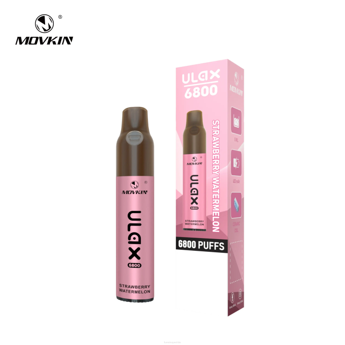 Fumot Movkin Ulax Vape desechable 6800, bobina de cerámica - 8 ml (1 pieza) 408J316 | Vaporizador Fumot hielo de plátano