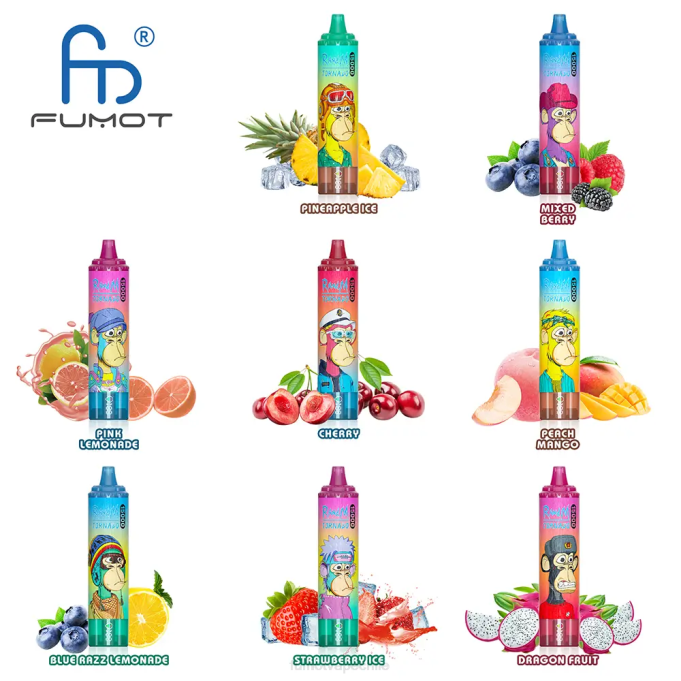 Fumot Tornado 15000 vaporizador desechable - 25ml (1 pieza) 408J180 | Fumot Vape Flavors hielo de energía roja