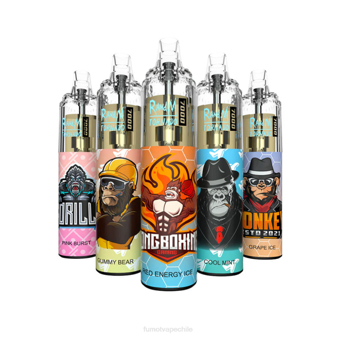 Fumot Tornado 7000 vapeador desechable 0% - 14ml (1 pieza) 408J538 | Fumot Factory Fresa plátano