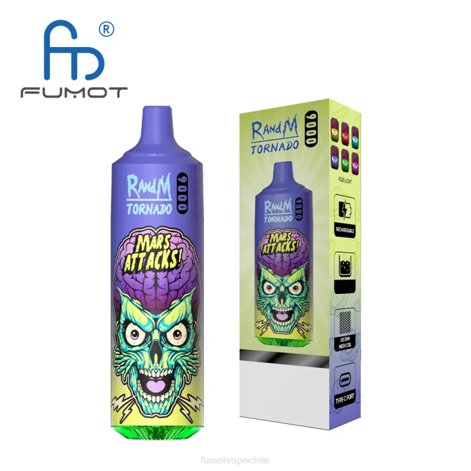 Fumot Tornado Bolígrafo vapeador desechable 9000 de 18 ml (1 pieza) 408J16 | Vaporizador Fumot bayas mixtas