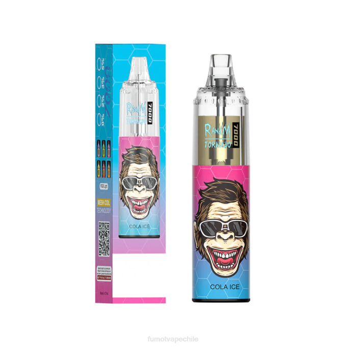 Fumot Tornado Pluma vaporizador desechable 7000 - 14 ml (1 pieza) 408J71 | Fumot Vape Chile cola de cereza