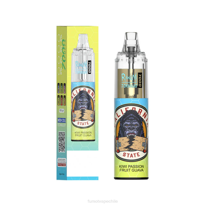 Fumot Tornado Pluma vaporizador desechable 7000 - 14 ml (1 pieza) 408J71 | Fumot Vape Chile cola de cereza