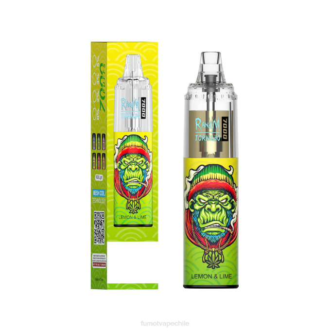 Fumot Tornado Pluma vaporizador desechable 7000 - 14 ml (1 pieza) 408J71 | Fumot Vape Chile cola de cereza