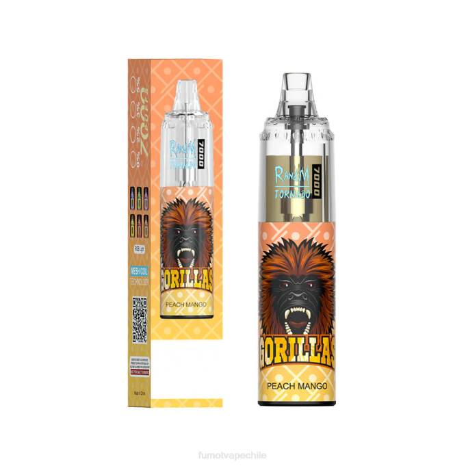 Fumot Tornado Pluma vaporizador desechable 7000 - 14 ml (1 pieza) 408J71 | Fumot Vape Chile cola de cereza