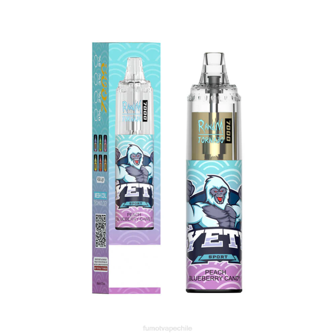 Fumot Tornado Pluma vaporizador desechable 7000 - 14 ml (1 pieza) 408J71 | Fumot Vape Chile cola de cereza