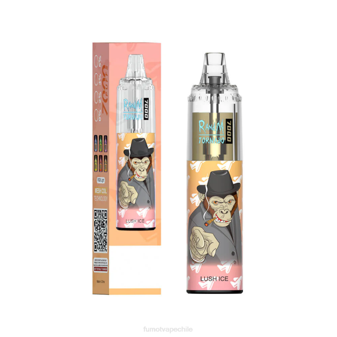 Fumot Tornado Pluma vaporizador desechable 7000 - 14 ml (1 pieza) 408J71 | Fumot Vape Chile cola de cereza