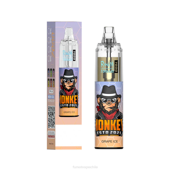 Fumot Tornado Pluma vaporizador desechable 7000 - 14 ml (1 pieza) 408J71 | Fumot Vape Chile cola de cereza