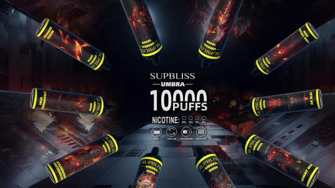 Fumot Supbliss Umbra 10000 (1 pieza) pluma vaporizador desechable - 20ml 408J479 | Fumot Flavors bayas mixtas