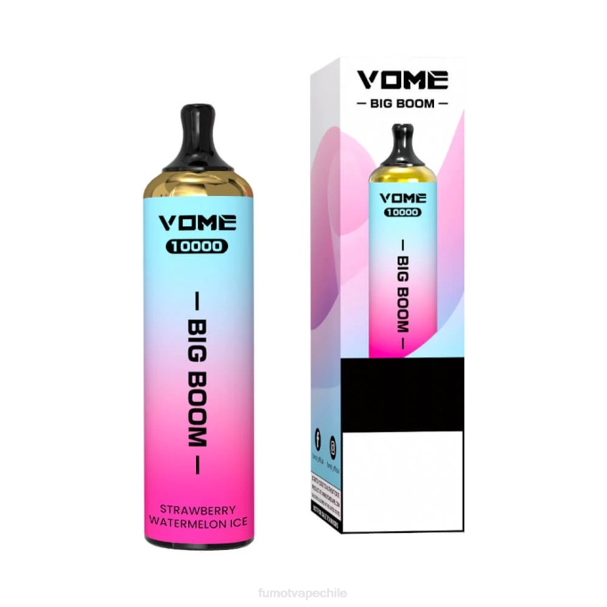 Fumot Vome Big Boom bolígrafo vapeador desechable 10000 - 20ml (1 pieza) 408J441 | Fumot Vape Chile hielo azul