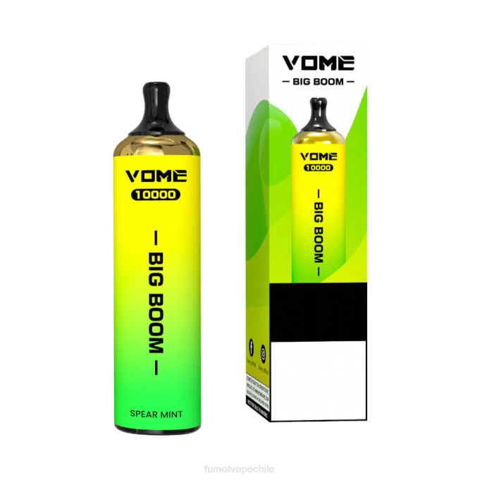 Fumot Vome Big Boom bolígrafo vapeador desechable 10000 - 20ml (1 pieza) 408J441 | Fumot Vape Chile hielo azul